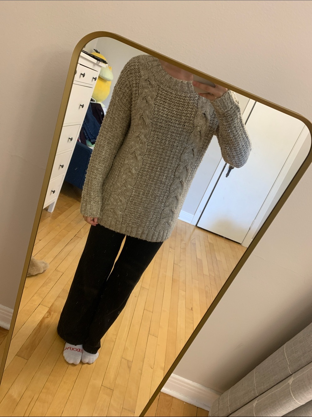 Garage Cream Knit Sweater